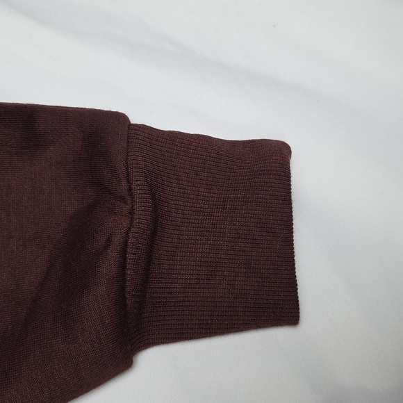 Kangol Maroon Bandana-Lined Pullover Hoodie Size M New - Picture 3 of 10